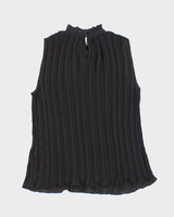 Vintage 00s Adrianna Papell Plisse Blouse - M