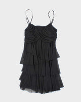 Vintage Y2k 00s Mesh Tiered Cami - S