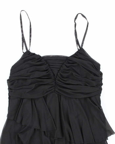 Vintage Y2k 00s Mesh Tiered Cami - S