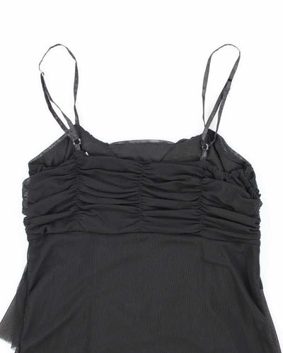 Vintage Y2k 00s Mesh Tiered Cami - S