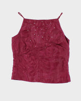 Vintage 90s Fairweather Rhinestone Cami - XS