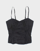 Vintage Y2k 00s Bebe Boned Cami - S
