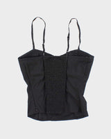 Vintage Y2k 00s Bebe Boned Cami - S