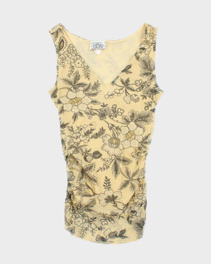 Vintage 90s The Urban Apparel Group Sparkly Ruched Top - S