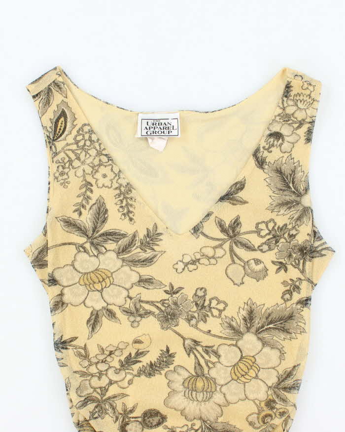 Vintage 90s The Urban Apparel Group Sparkly Ruched Top - S