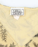 Vintage 90s The Urban Apparel Group Sparkly Ruched Top - S