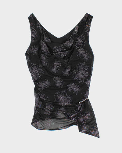Vintage Y2k 00s Studio 1940 Sparkly Top - M