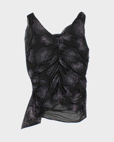 Vintage Y2k 00s Studio 1940 Sparkly Top - M