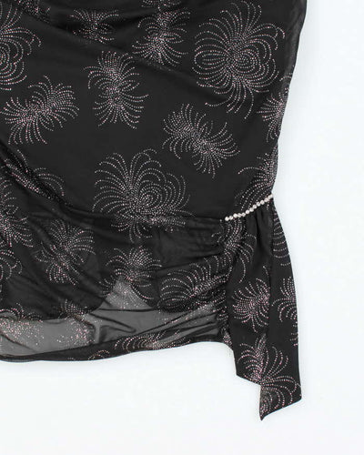 Vintage Y2k 00s Studio 1940 Sparkly Top - M