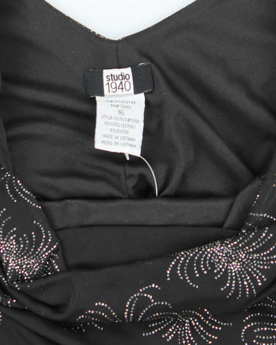 Vintage Y2k 00s Studio 1940 Sparkly Top - M