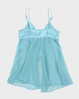 Vintage Y2k 00s La Senza Mesh Tie Front Cami - S