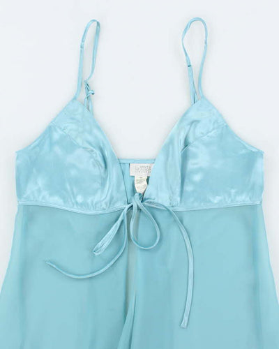 Vintage Y2k 00s La Senza Mesh Tie Front Cami - S