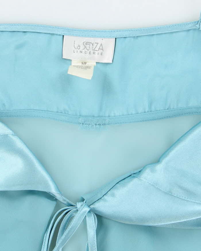 Vintage Y2k 00s La Senza Mesh Tie Front Cami - S