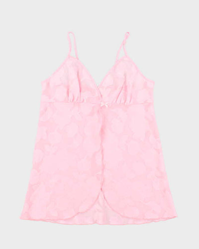 Vintage Y2k 00s Gloria Vanderbilt Sheer Floral Cami - L