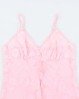 Vintage Y2k 00s Gloria Vanderbilt Sheer Floral Cami - L
