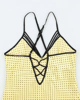 Vintage Y2k 00s La Vie En Rose Polka Dot Cami - S