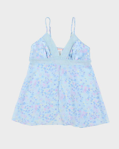 Vintage Y2k 00s Sentiments Mesh Floral Cami - S
