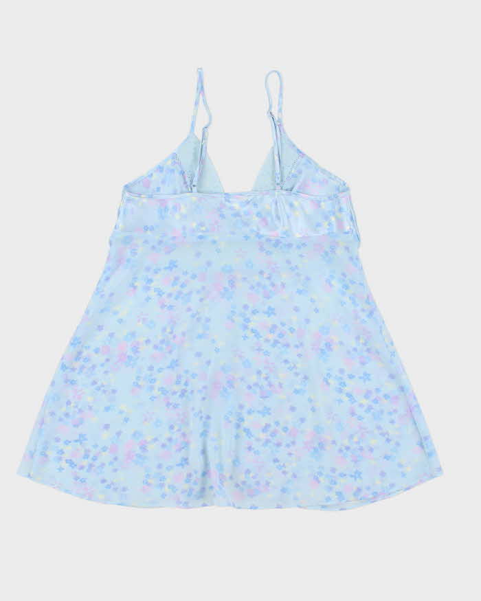 Vintage Y2k 00s Sentiments Mesh Floral Cami - S
