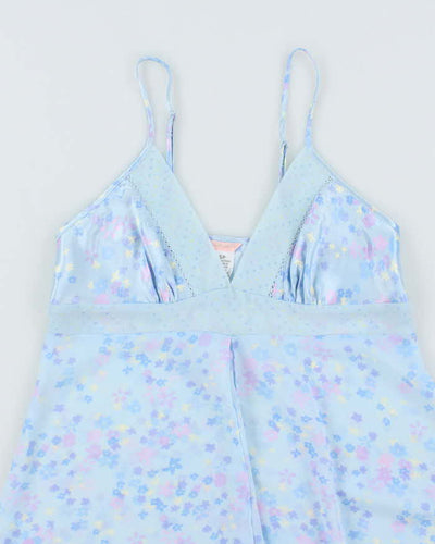 Vintage Y2k 00s Sentiments Mesh Floral Cami - S