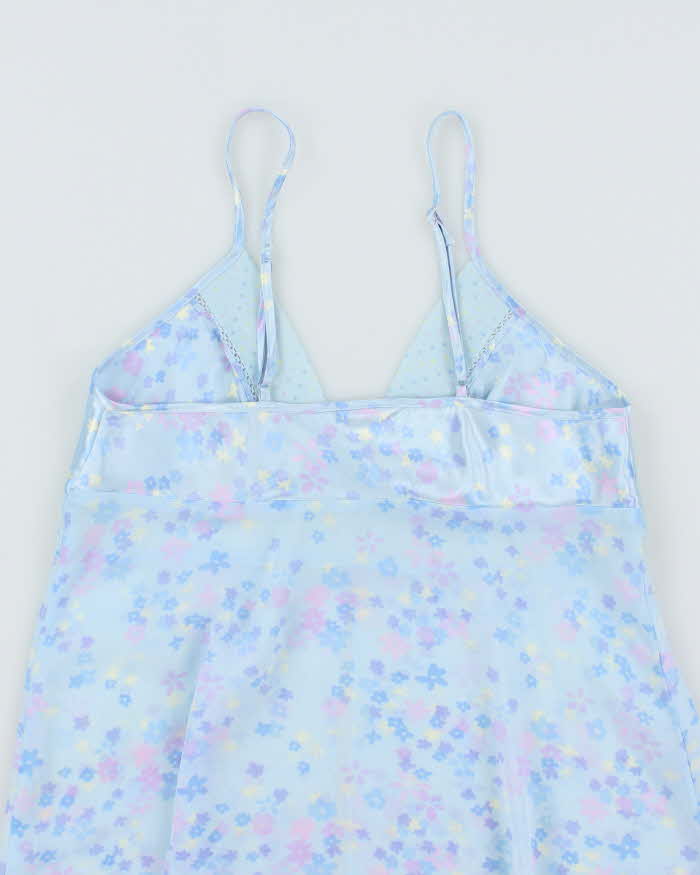 Vintage Y2k 00s Sentiments Mesh Floral Cami - S