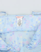 Vintage Y2k 00s Sentiments Mesh Floral Cami - S