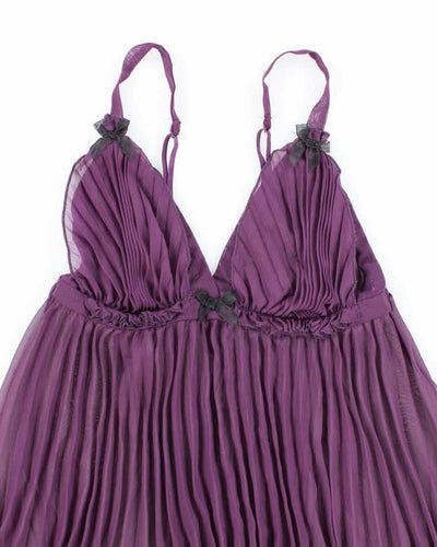 Vintage Y2k 00s Dreamgirl Plisse Mesh Cami - S