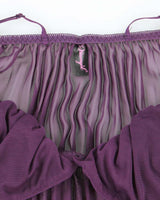 Vintage Y2k 00s Dreamgirl Plisse Mesh Cami - S