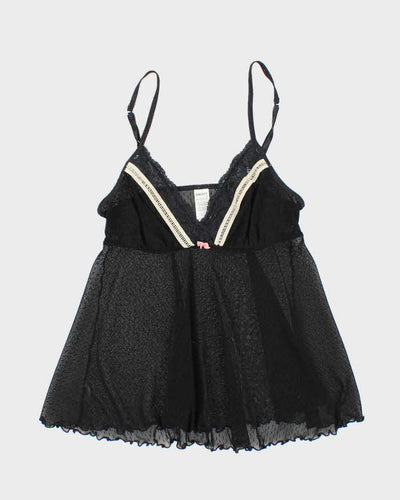 Vintage Y2k 00s DKNY Mesh Cami - S