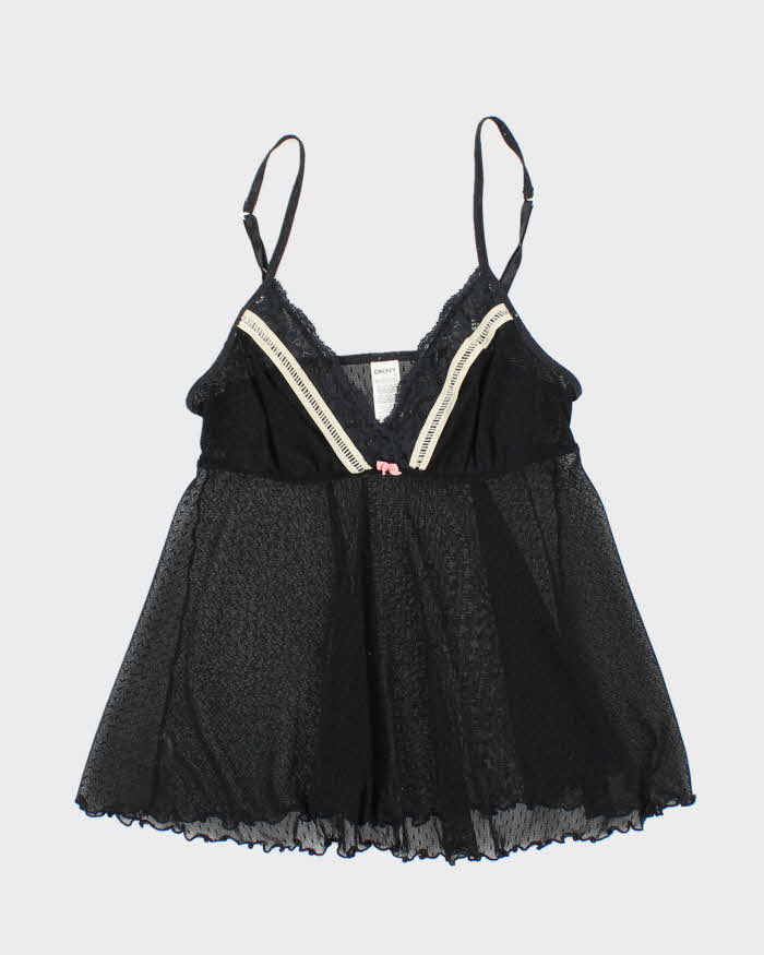 Vintage Y2k 00s DKNY Mesh Cami - S