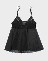 Vintage Y2k 00s DKNY Mesh Cami - S
