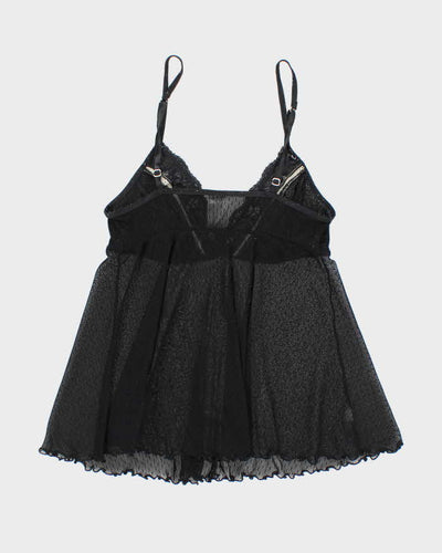 Vintage Y2k 00s DKNY Mesh Cami - S