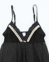 Vintage Y2k 00s DKNY Mesh Cami - S