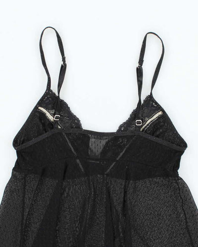Vintage Y2k 00s DKNY Mesh Cami - S