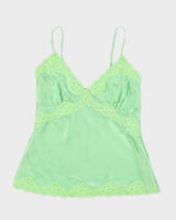 Vintage Y2k 00s Suzy Satin Cami - S