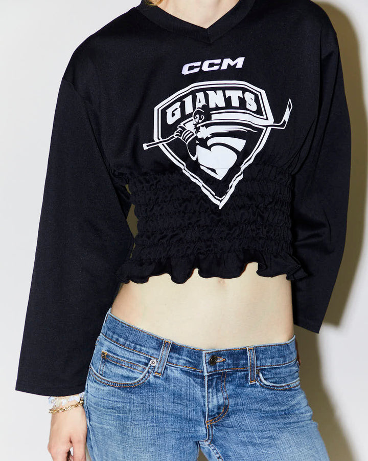 Rokit Originals Rework Sporty Spice Shirring Tee - XS