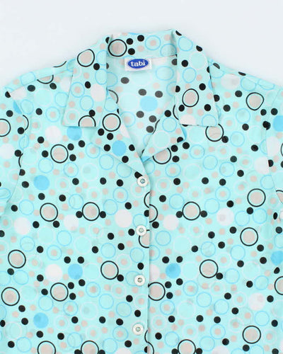 Vintage Y2k 00s Tabi Mesh Blouse - M