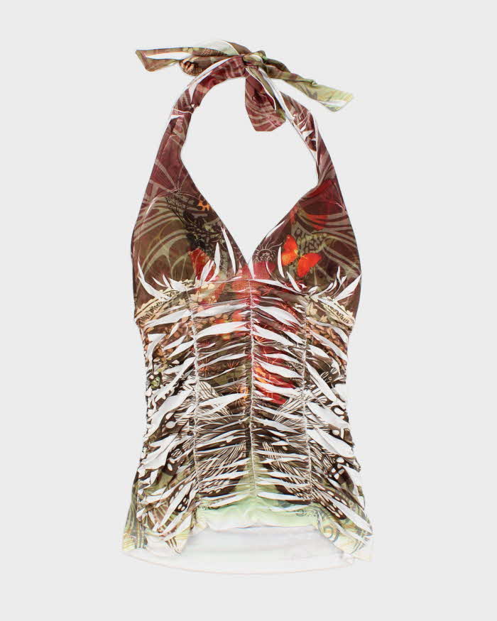 Vintage Y2k 00s O'lala Halter Neck Top - S