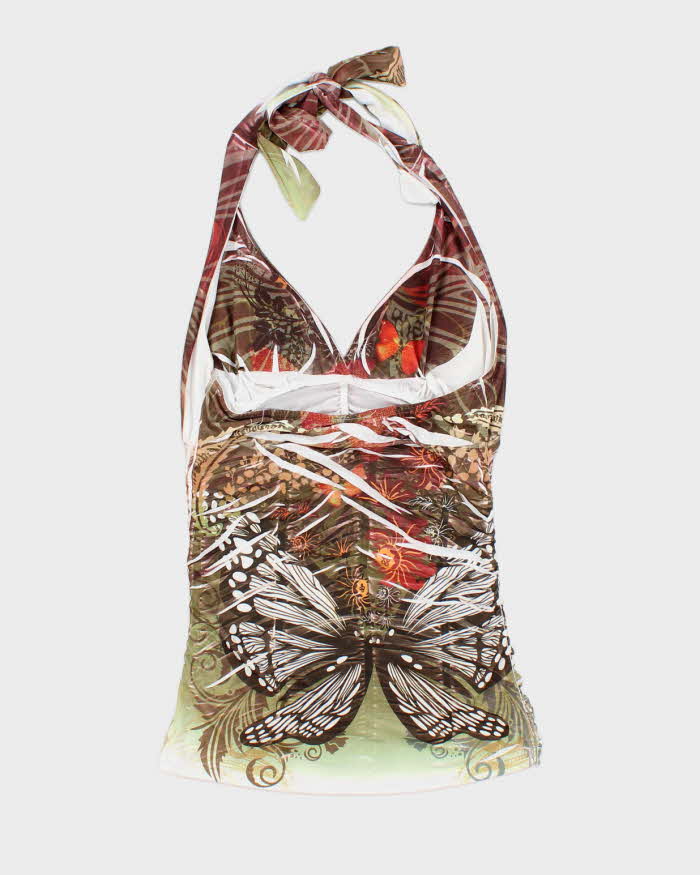 Vintage Y2k 00s O'lala Halter Neck Top - S