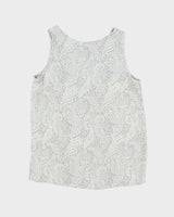 Vintage 90s Mixage Paisley Pattern Top - M