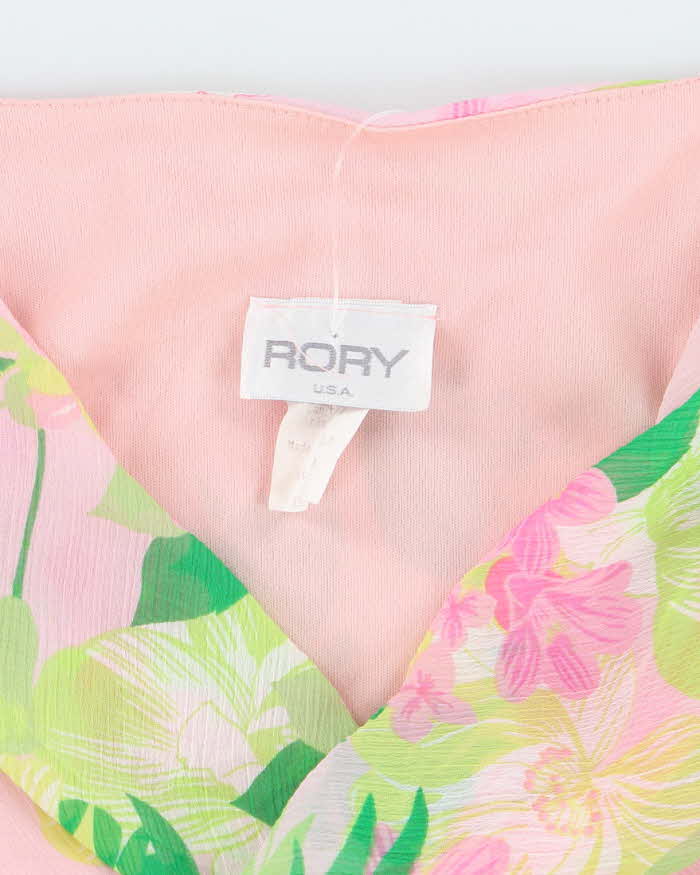 Vintage Y2k 00s Rory Cowl Neck Top - M