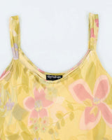 Vintage 90s Raindrop Floral Cami - L