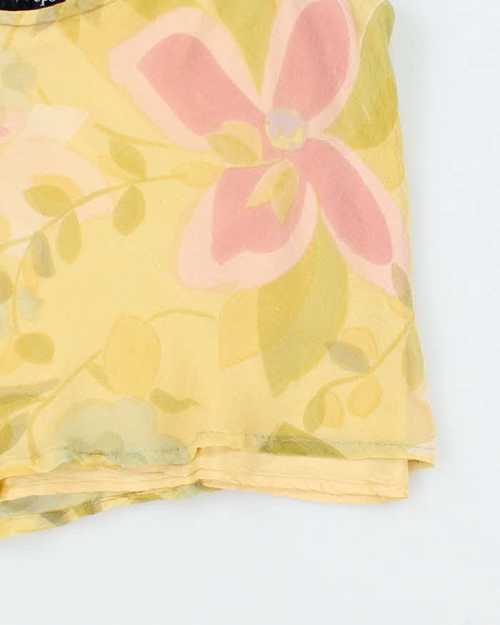 Vintage 90s Raindrop Floral Cami - L