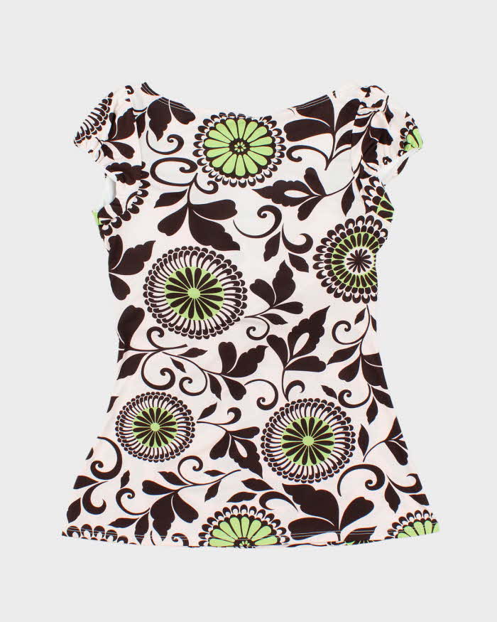 Vintage Y2k 00s Windsor Pattern Top - M