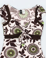 Vintage Y2k 00s Windsor Pattern Top - M