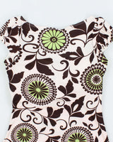 Vintage Y2k 00s Windsor Pattern Top - M