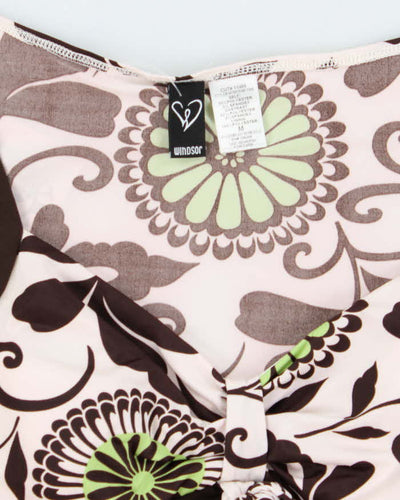Vintage Y2k 00s Windsor Pattern Top - M