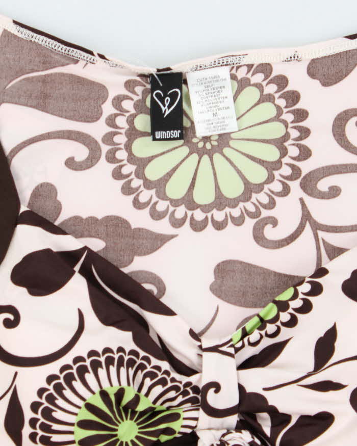 Vintage Y2k 00s Windsor Pattern Top - M