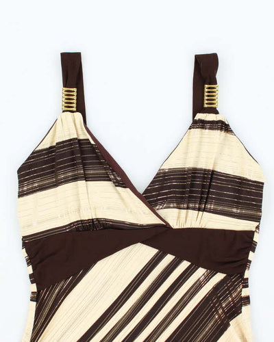 Vintage Y2k 00s Gidani Stripe Cami - S