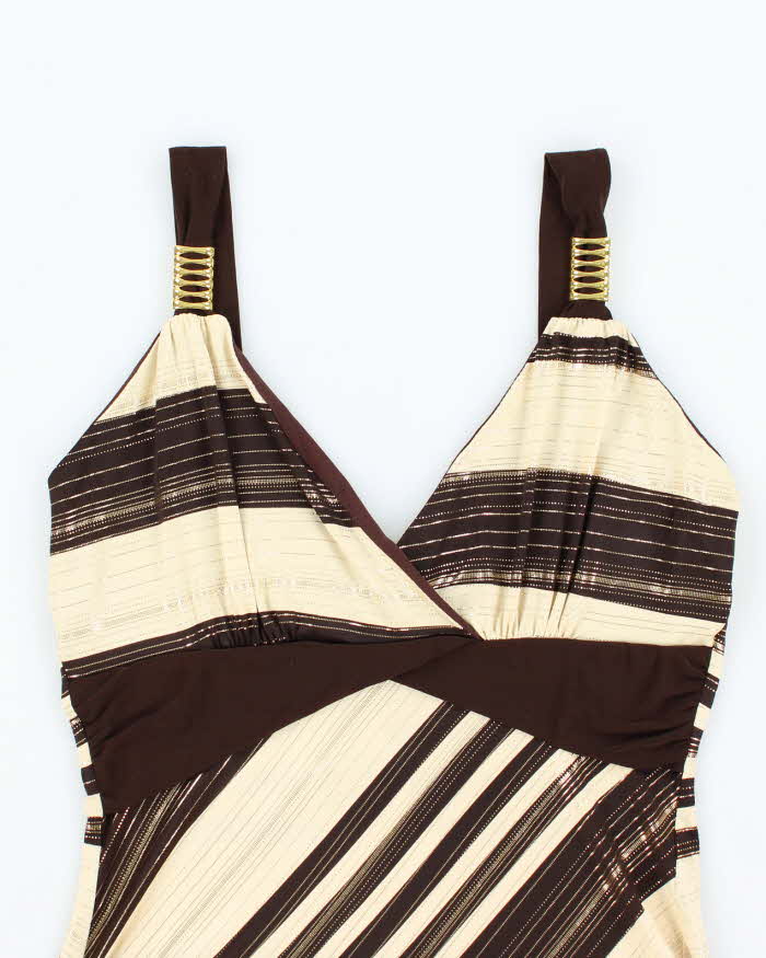Vintage Y2k 00s Gidani Stripe Cami - S