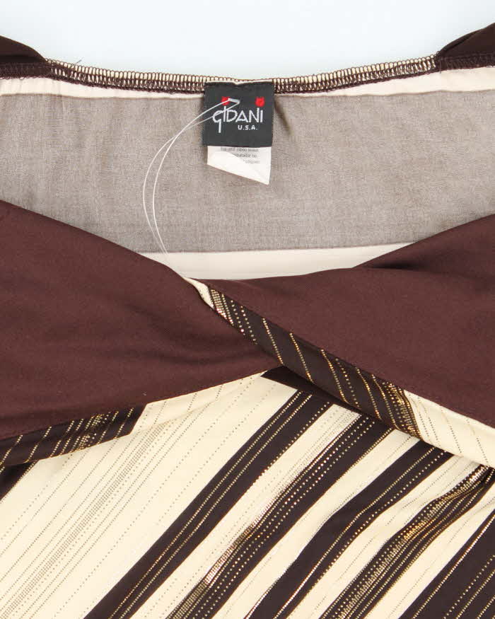 Vintage Y2k 00s Gidani Stripe Cami - S